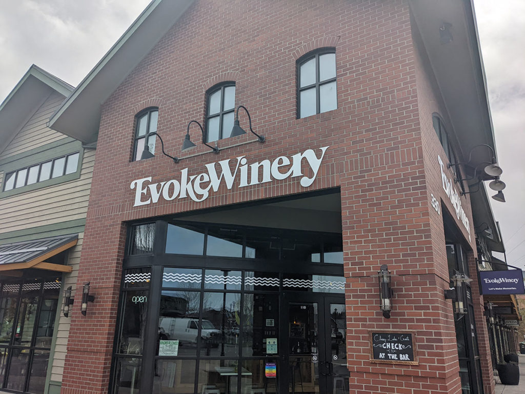 Evoke Winery Storefront