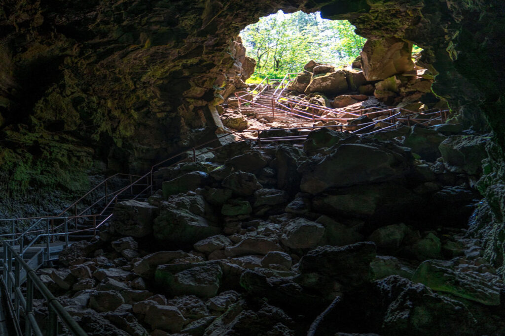 Lava River Cave in Bend Oregon