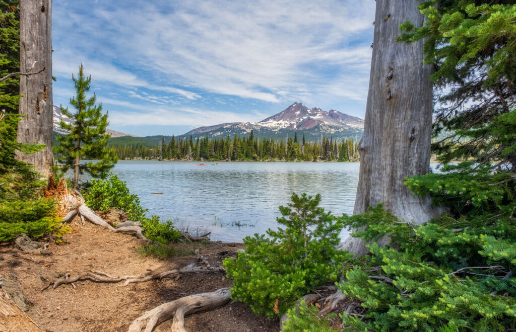 Sparks Lake Cascade Mountains Bend Oregon